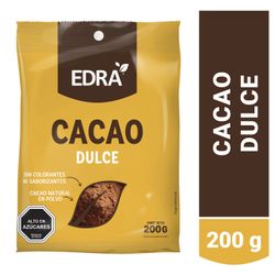 Cacao Dulce en Polvo Edra 200 g
