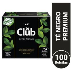 Té Club Premium Sobre Envoltura 100 un.