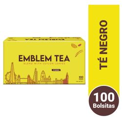 Té Negro Emblem Tea Ceylon Blend Original 100 un.
