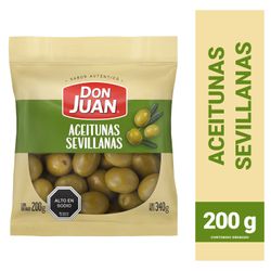 Aceitunas Sevillanas Don Juan 200 g drenado