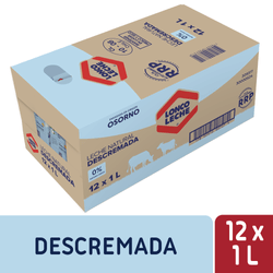 Pack 12 un. Leche Loncoleche Descremada 1 L