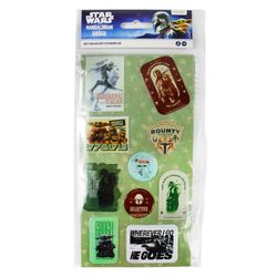 Set 2 Hojas Autoadhesivo 3D Grogu