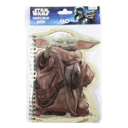 Libreta Grogu Troquelada A5 60 Hojas