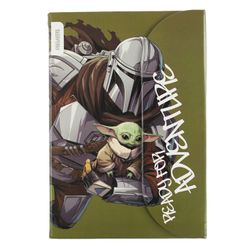 Libreta Grogu A5 con Solapa 80 Hojas
