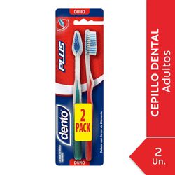 Pack 2 un. Cepillo de Dientes Dento Plus Duro