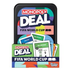 Juego de Cartas Monopoly Deal Fifa 2026