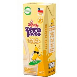 Leche Soprole Sin Lactosa Plátano 200 ml