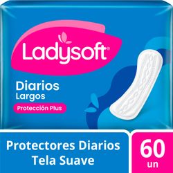 Protector Diario Ladysoft Largo 60 un.
