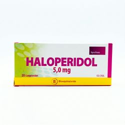 Haloperidol de 5,0 mg 20 Comprimidos