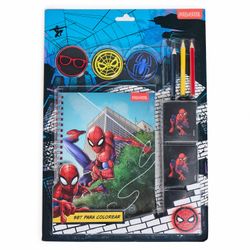 Set Colorear Spiderman con Masa