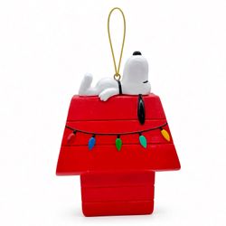 Adorno Árbol Resina Snoopy Casa