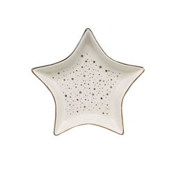 Plato Estrellas Pequeño Casas Gold